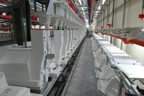 One Piece WC Casting Machine